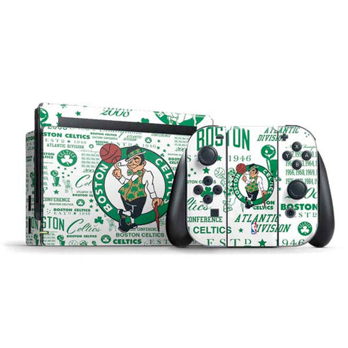 NBA Boston Celtics Historic Blast Nintendo Switch Bundle Skin