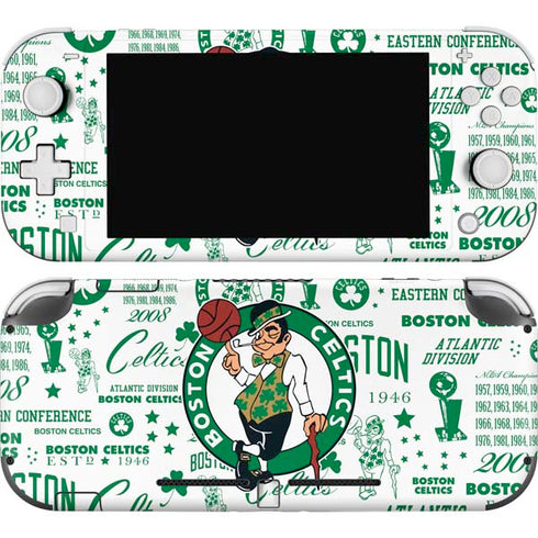 NBA Boston Celtics Historic Blast Nintendo Switch Lite Skin