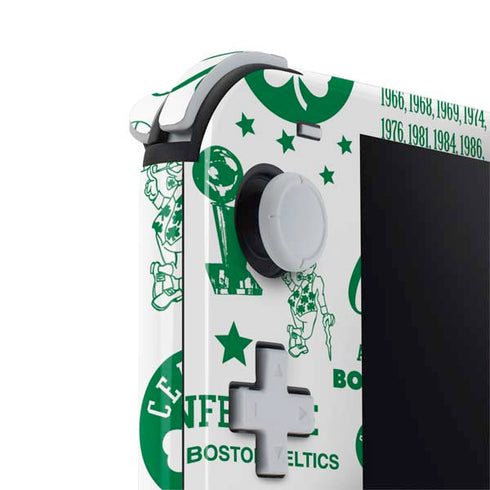 NBA Boston Celtics Historic Blast Nintendo Switch Lite Skin
