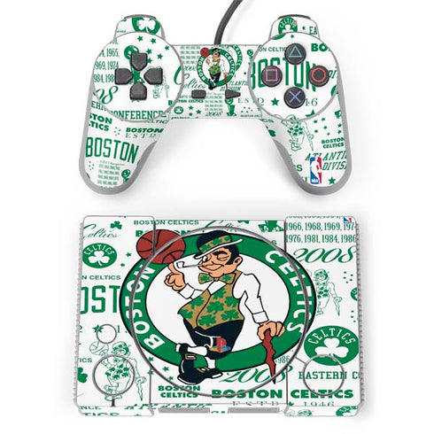 NBA Boston Celtics Historic Blast PlayStation Classic Bundle Skin