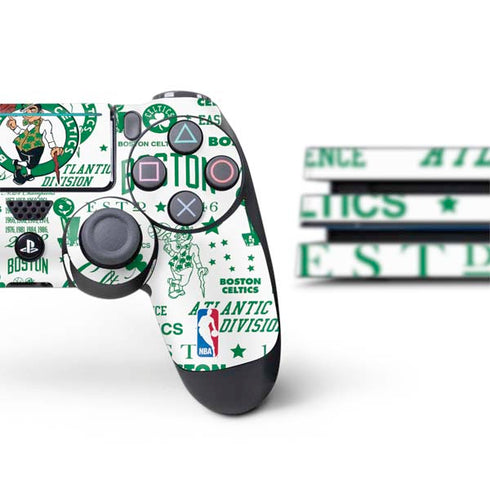 NBA Boston Celtics Historic Blast PS4 Pro Bundle Skin
