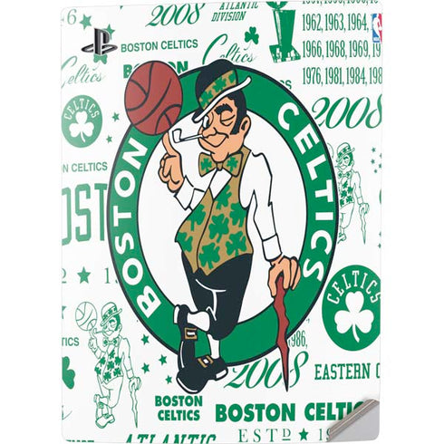 NBA Boston Celtics Historic Blast PS5 Digital Edition Console Skin