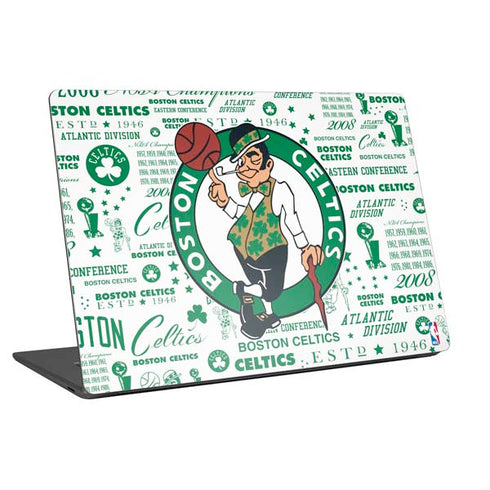 NBA Boston Celtics Historic Blast Universal Laptop 16.6in (13.4 x 9.7in) Skin