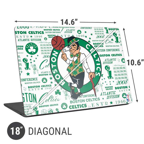 NBA Boston Celtics Historic Blast Universal Laptop 18in (14.6 x 10.6in) Skin