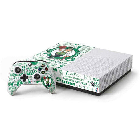 NBA Boston Celtics Historic Blast Xbox One S All-Digital Edition Bundle Skin
