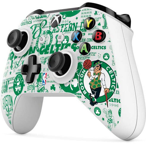 NBA Boston Celtics Historic Blast Xbox One S Controller Skin