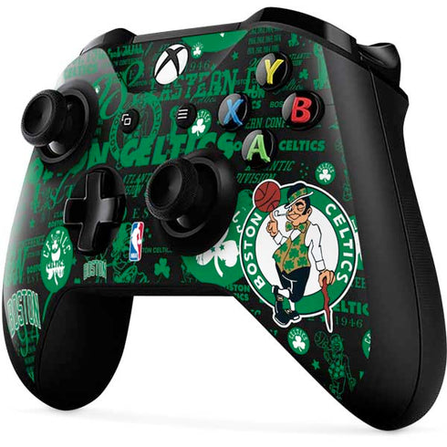 NBA Boston Celtics Historic Blast Xbox One X Controller Skin