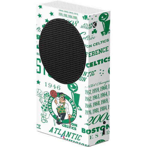 NBA Boston Celtics Historic Blast Xbox Series S Console Skin