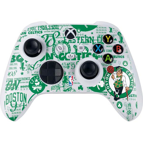 NBA Boston Celtics Historic Blast Xbox Series S Controller Skin