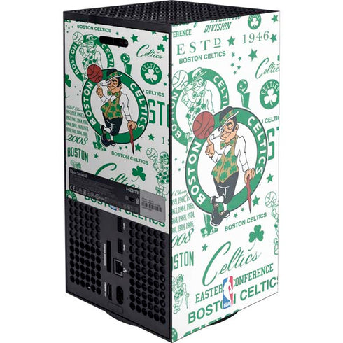 NBA Boston Celtics Historic Blast Xbox Series X Console Skin