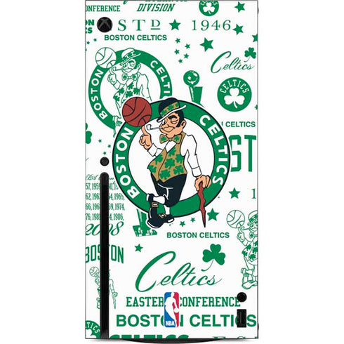 NBA Boston Celtics Historic Blast Xbox Series X Console Skin