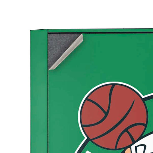 NBA Boston Celtics Large Logo Corsair 4000D Tempered Glass Mid-Tower ATX Case Skin