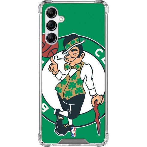 NBA Boston Celtics Large Logo Galaxy A14 5G Clear Case