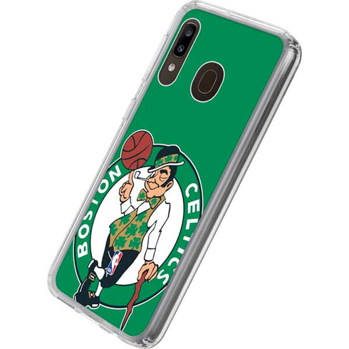 NBA Boston Celtics Large Logo Galaxy A20 Clear Case