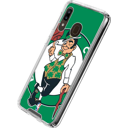 NBA Boston Celtics Large Logo Galaxy A30 Clear Case