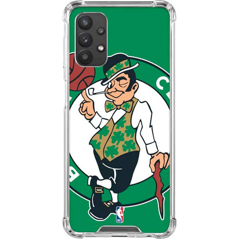 NBA Boston Celtics Large Logo Galaxy A32 5G Clear Case