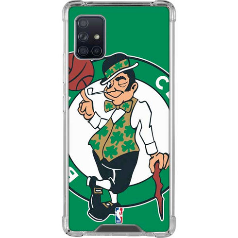 NBA Boston Celtics Large Logo Galaxy A51 5G Clear Case