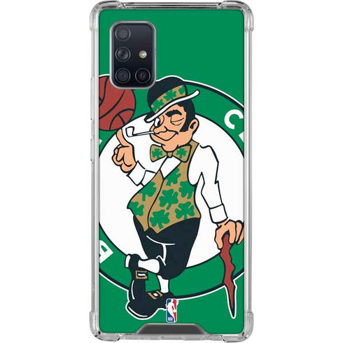 NBA Boston Celtics Large Logo Galaxy A71 5G Clear Case