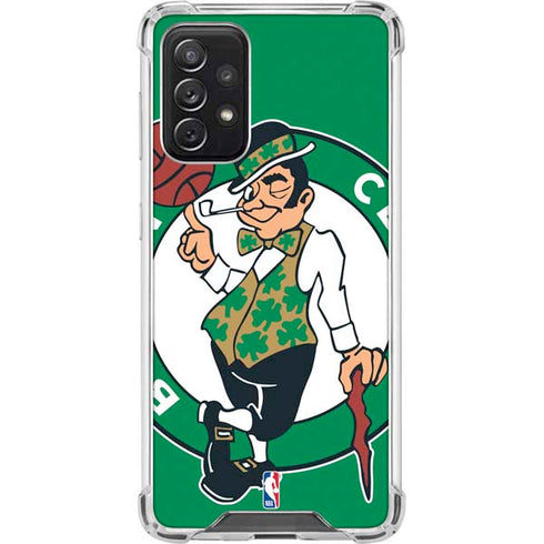 NBA Boston Celtics Large Logo Galaxy A72 5G Clear Case