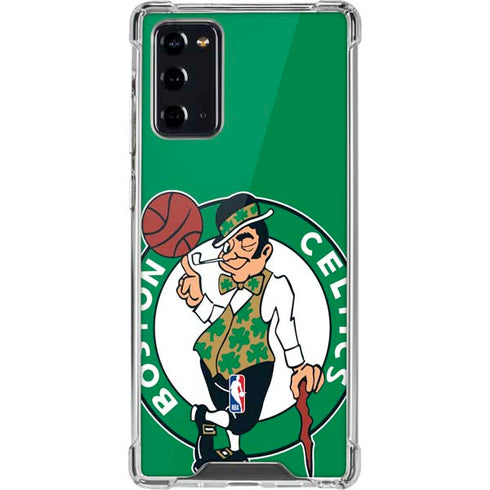 NBA Boston Celtics Large Logo Galaxy Note20 5G Clear Case