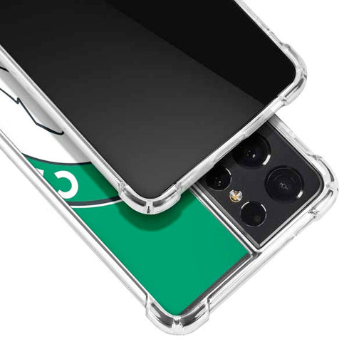 NBA Boston Celtics Large Logo Galaxy S21 Ultra 5G Clear Case