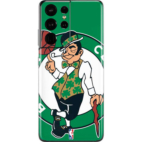 NBA Boston Celtics Large Logo Galaxy S21 Ultra 5G Skin
