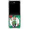 NBA Boston Celtics Large Logo Galaxy Z Flip5 5G Clear Case