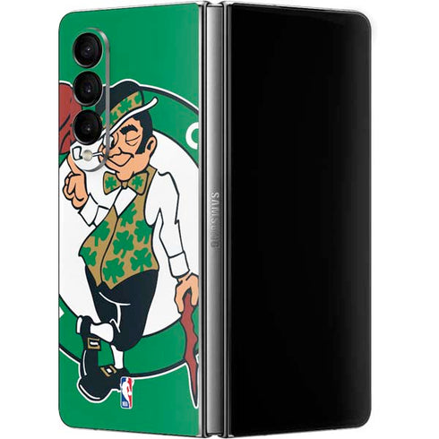 NBA Boston Celtics Large Logo Galaxy Z Fold4 5G Skin