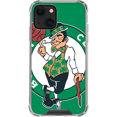 NBA Boston Celtics Large Logo iPhone 14 Clear Case