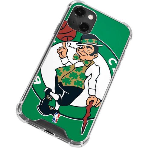 NBA Boston Celtics Large Logo iPhone 15 Plus Clear Case