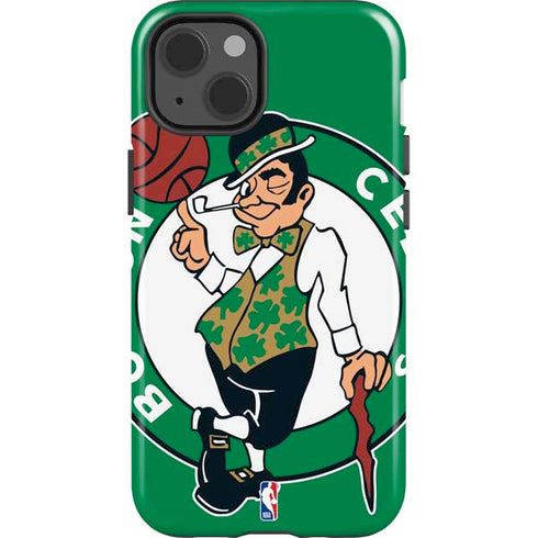 NBA Boston Celtics Large Logo iPhone 15 Impact Case