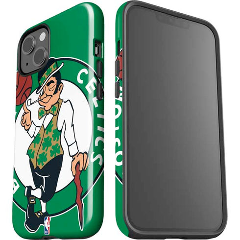 NBA Boston Celtics Large Logo iPhone 15 Impact Case