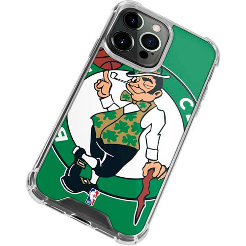 NBA Boston Celtics Large Logo iPhone 14 Pro Clear Case