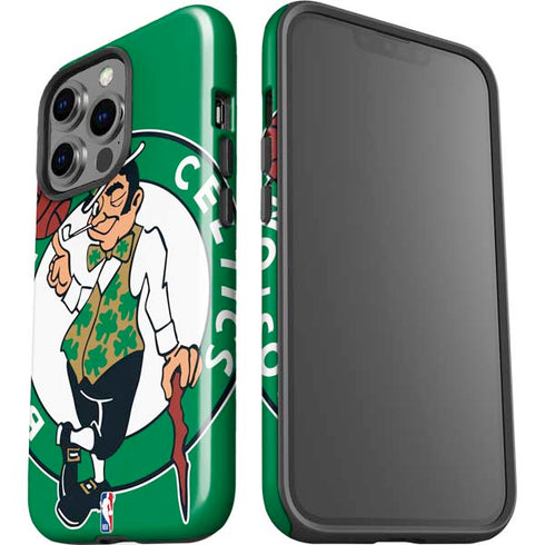 NBA Boston Celtics Large Logo iPhone 14 Pro Impact Case