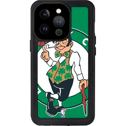 NBA Boston Celtics Large Logo iPhone 14 Pro Waterproof Case