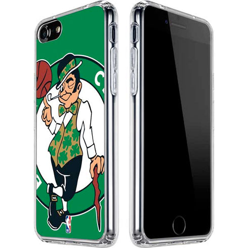 NBA Boston Celtics Large Logo iPhone SE (2nd & 3rd Gen) Clear Case