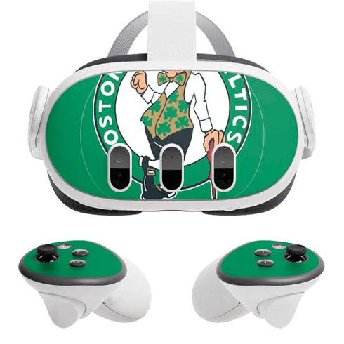 NBA Boston Celtics Large Logo Meta Quest 3 Skin