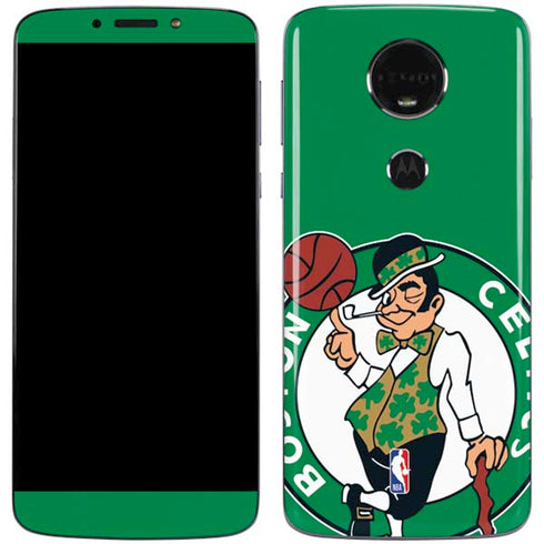 NBA Boston Celtics Large Logo Moto E5 Plus Skin