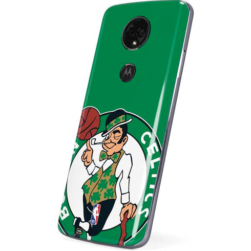 NBA Boston Celtics Large Logo Moto E5 Plus Skin