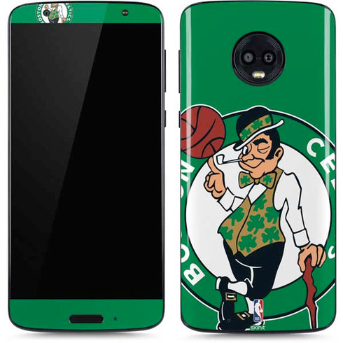 NBA Boston Celtics Large Logo Moto G6 Skin