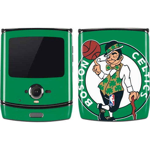 NBA Boston Celtics Large Logo Motorola RAZR Skin