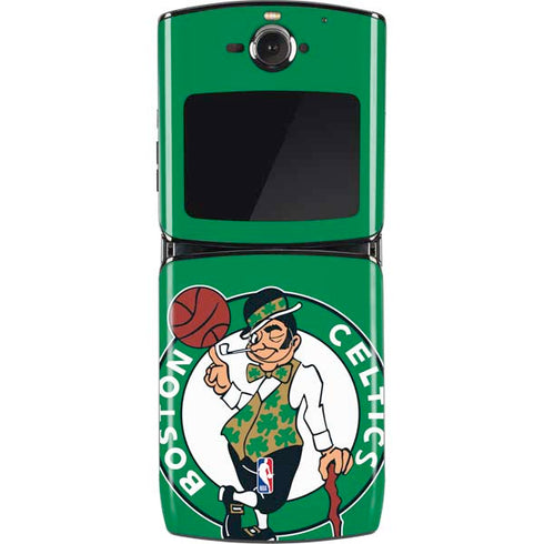 NBA Boston Celtics Large Logo Motorola RAZR Skin
