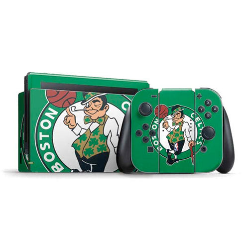 NBA Boston Celtics Large Logo Nintendo Switch Bundle Skin