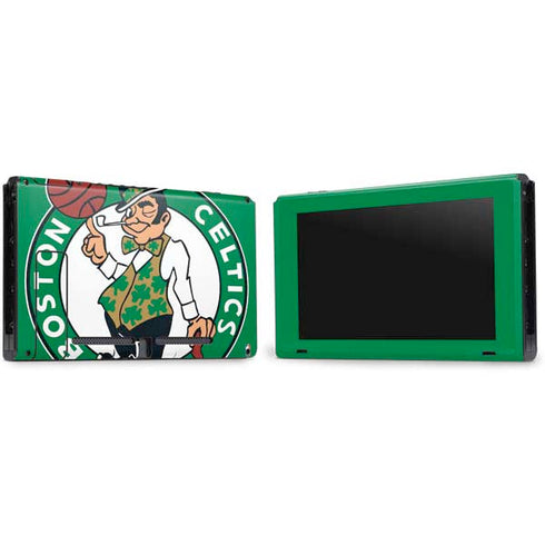 NBA Boston Celtics Large Logo Nintendo Switch Bundle Skin