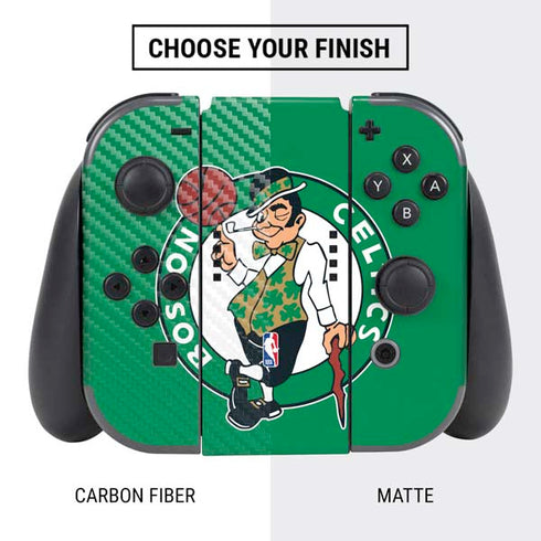 NBA Boston Celtics Large Logo Nintendo Switch Bundle Skin
