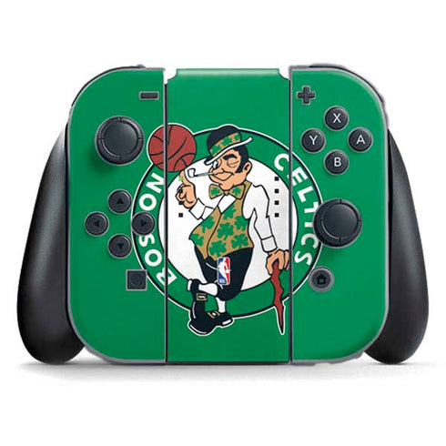 NBA Boston Celtics Large Logo Nintendo Switch (2017-2021) Joy-Con Controller Skin