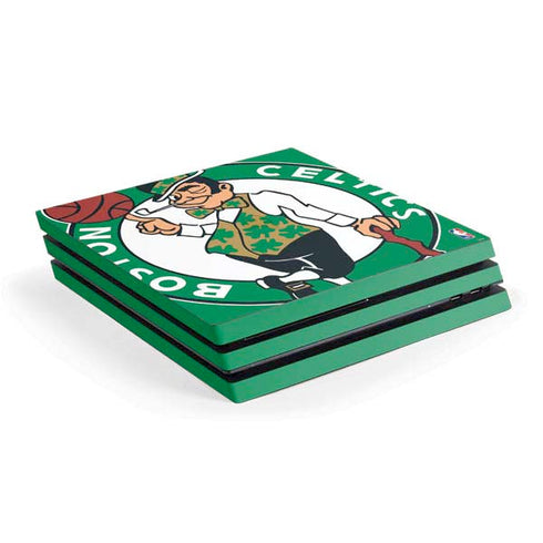 NBA Boston Celtics Large Logo PS4 Pro Console Skin