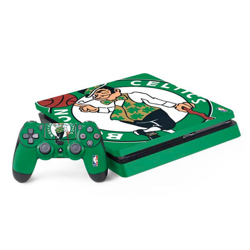 NBA Boston Celtics Large Logo PS4 Slim Bundle Skin