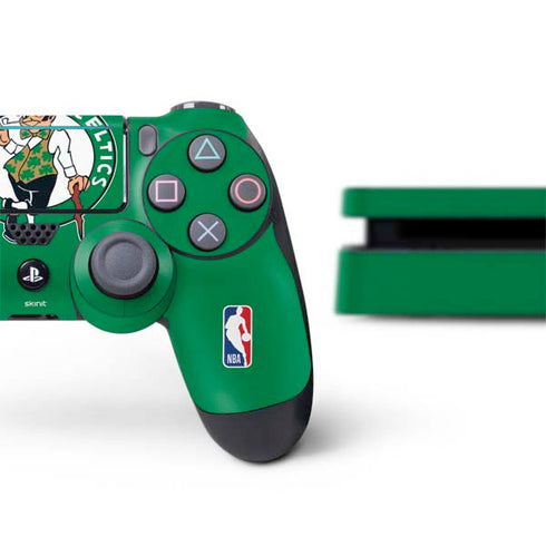 NBA Boston Celtics Large Logo PS4 Slim Bundle Skin