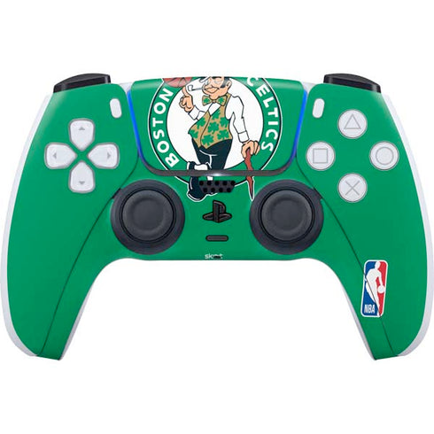 NBA Boston Celtics Large Logo PS5 Controller Skin